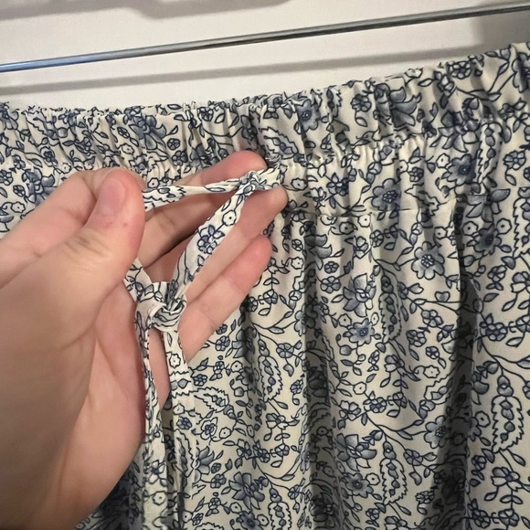 Hayden Blue and White Floral Maxi Skirt - Picture 3 of 9